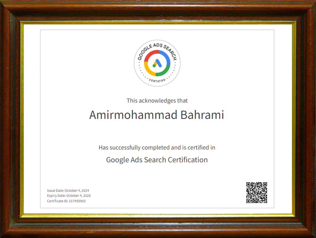 Google Ads Search Certification